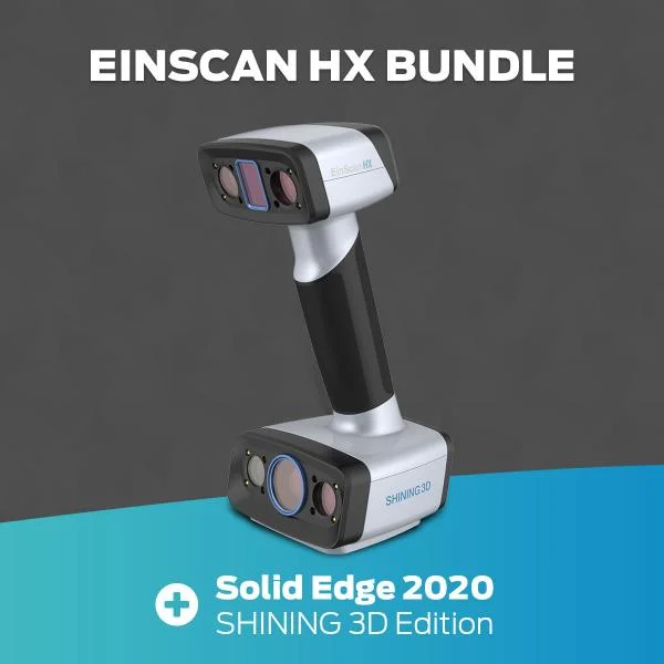 Escáneres 3D FreeScan Combo y EinScan HX de shining 3D banner web 3DM